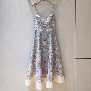 Zimmermann Floral Cami Midi Dress